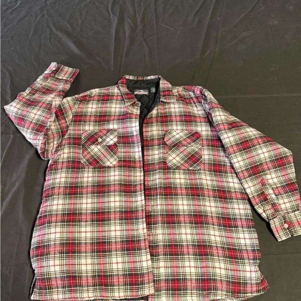 Timber Run | Y2K Quilted Red Plaid Shacket